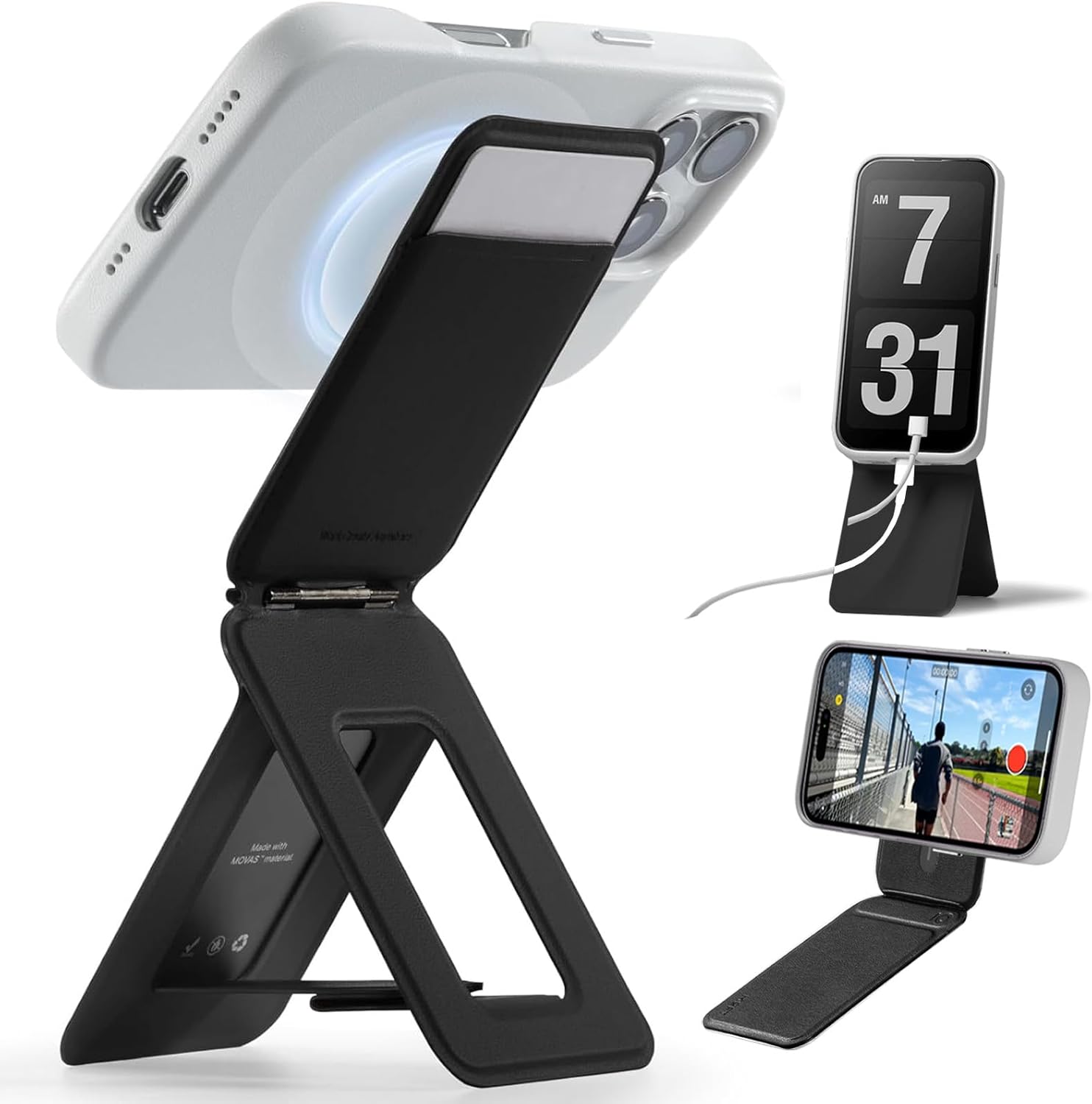 MOFT 8-in-1多機能スタンド スマホスタンド カードケース 三脚 撮影用 トライポッド MagSafe対応 MOVAS〓 自撮りウェブ会議 ドラマ鑑賞 レビュー投稿 100日保証 |  | 02