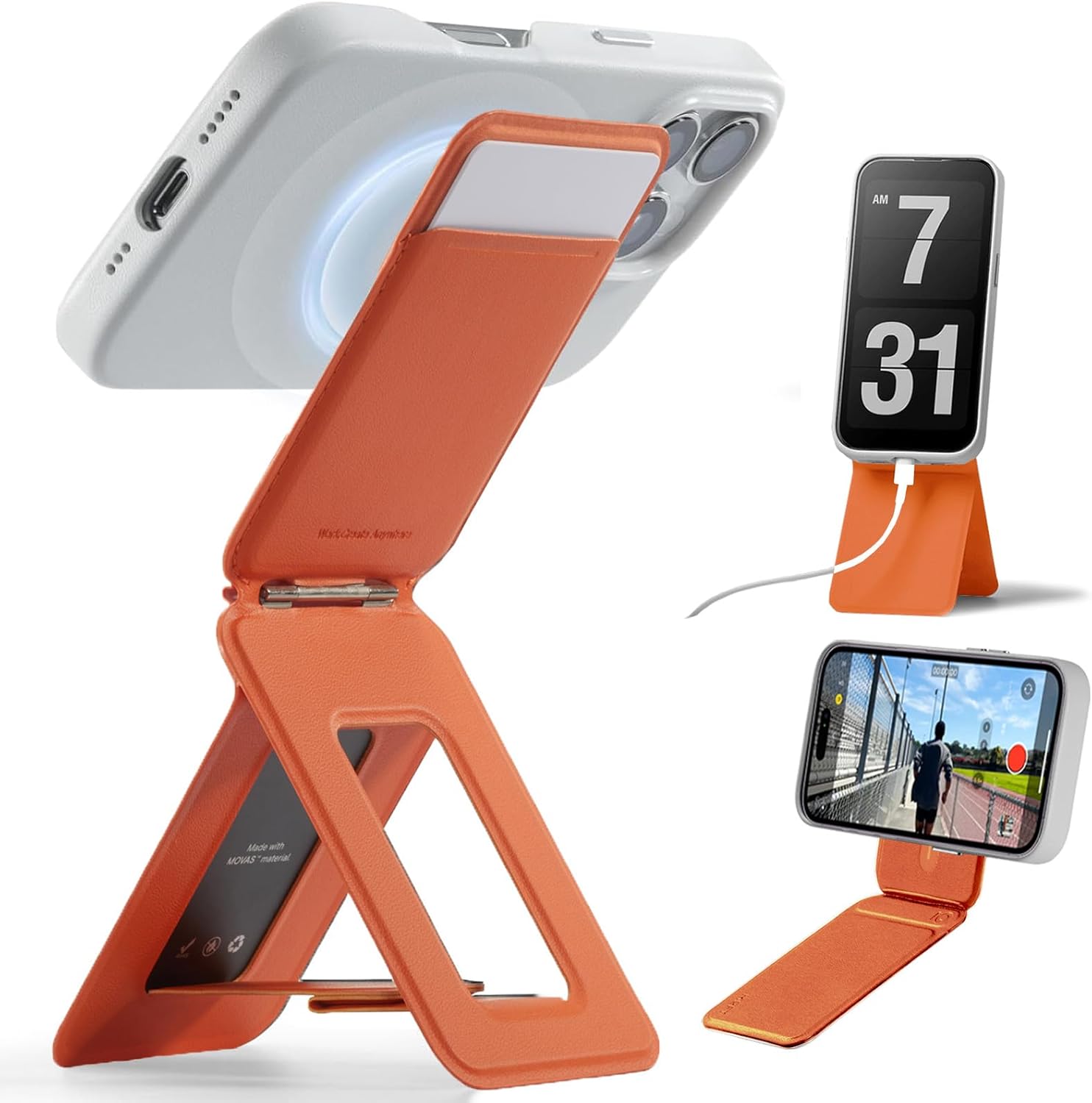 MOFT 8-in-1多機能スタンド スマホスタンド カードケース 三脚 撮影用 トライポッド MagSafe対応 MOVAS〓 自撮りウェブ会議 ドラマ鑑賞 レビュー投稿 100日保証 |  | 04