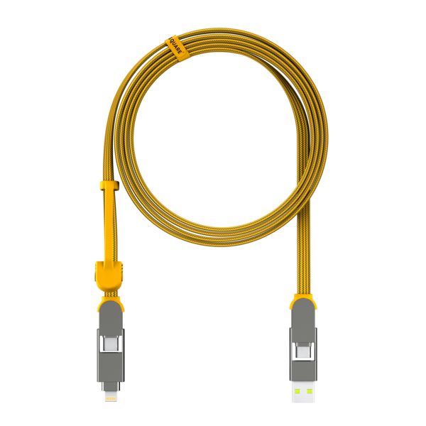Rolling Square inCharge XL｜2m 【6in1】 5in1 4in1 3in1 マルチ充電ケーブル 高速充電 データ転送 ロングケーブル ローリングスクエア レビュー 100日保証 |  | 03