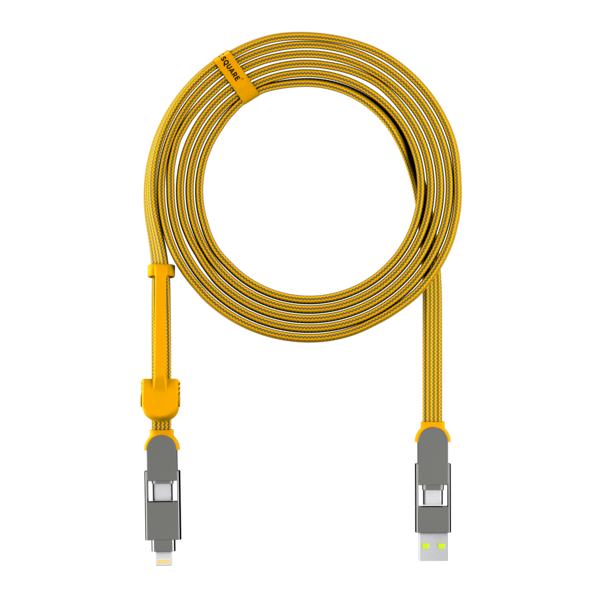 Rolling Square inCharge XL｜3m 【6in1】 5in1 4in1 3in1 マルチ充電ケーブル 高速充電・データ転送 ロングケーブル ローリングスクエア レビュー 100日保証 |  | 03