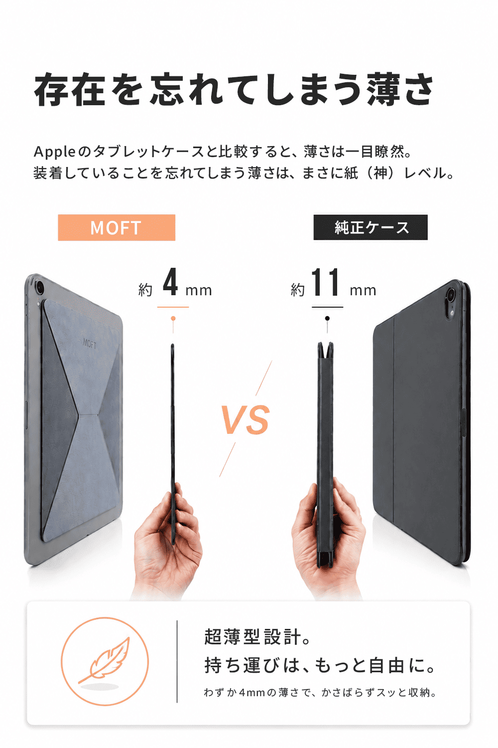 MOFT MOFT X タブレットスタンド 粘着式【7.9〜9.7インチ／9.7〜13