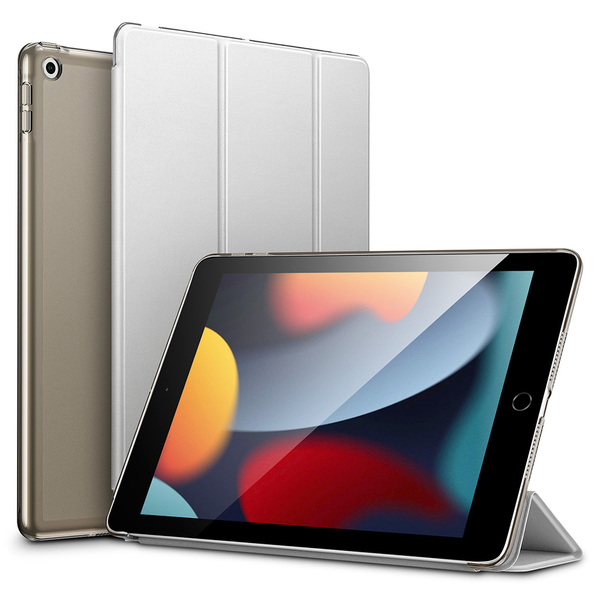 ESR iPadケース 第9 8 7世代 (2021, 2020, 2019) ケース オートスリープ ウェイク機能対応 半透明 薄型 軽量 傷防止 ハードカバー レビュー投稿 100日保証