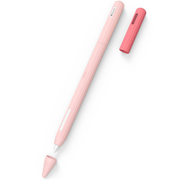 ESR Apple pencil ケース タッチペンカバー アップルペンシル第2世代対応 カバー シリコン製 滑り止め 薄型 落下保護 握りやすい レビュー 100日保証｜mod｜03
