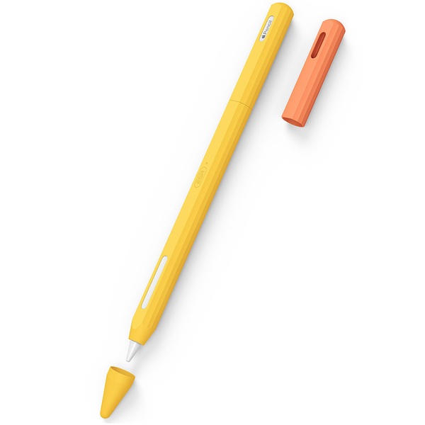 ESR Apple pencil ケース タッチペンカバー アップルペンシル第2世代対応 カバー シリコン製 滑り止め 薄型 落下保護 握りやすい レビュー 100日保証｜mod｜05