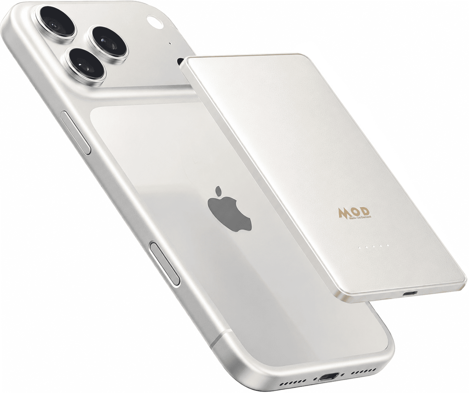 MOD Ultra Slim【最薄級5.5mm/軽量98g】準固体モバイルバッテリー 5000mAh Qi2 MagSafe対応 ワイヤレス充電 15W PD20W 3in1 iPhone AirPods レビュー 100日保証 |  | 03
