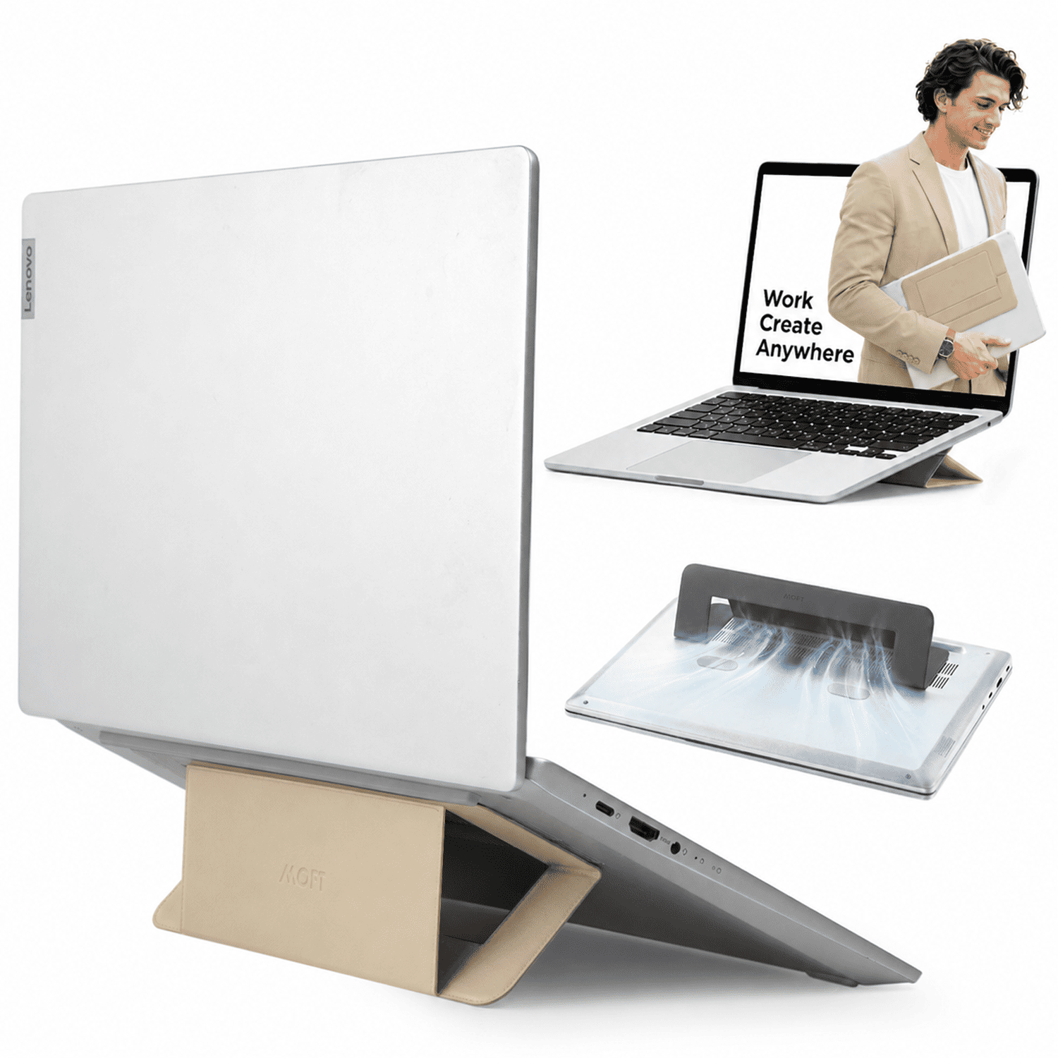 MOFT MOFT AirFlow ノートパソコンスタンド 新型MOVAS 15°&25° PC