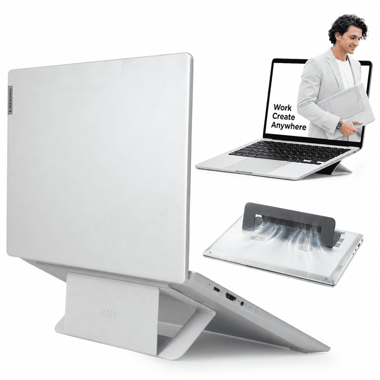 MOFT MOFT AirFlow ノートパソコンスタンド 新型MOVAS 15°&25° PC