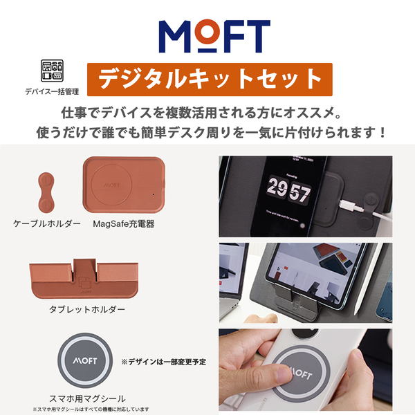 MOFT スマートデスクマット フルキットセット Smart Desk Mat NFCタグ 