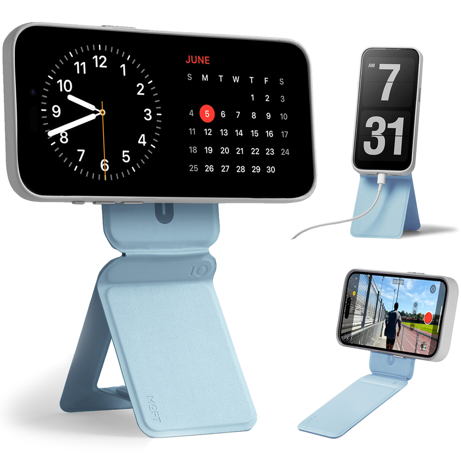 MOFT 七変化マルチスタンド 【全機種対応/アイアンリング付き】 iPhone17/16/15/14/13/12シリーズ スタンド MagSafe マグネット レビュー投稿 100日保証 | MOFT | 12