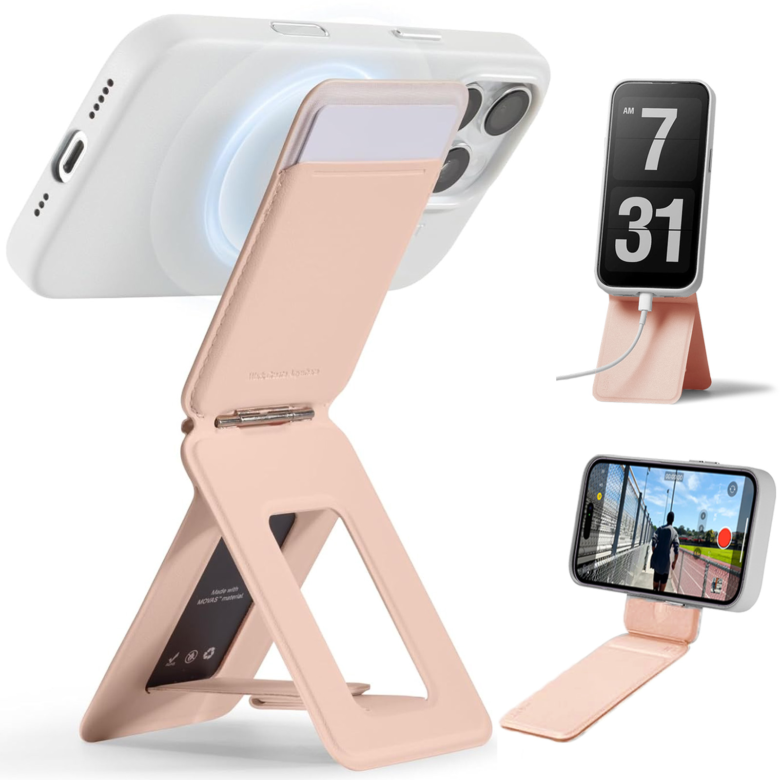 MOFT 8-in-1多機能スタンド スマホスタンド カードケース 三脚 撮影用 トライポッド MagSafe対応 MOVAS〓 自撮りウェブ会議 ドラマ鑑賞 レビュー投稿 100日保証 |  | 07