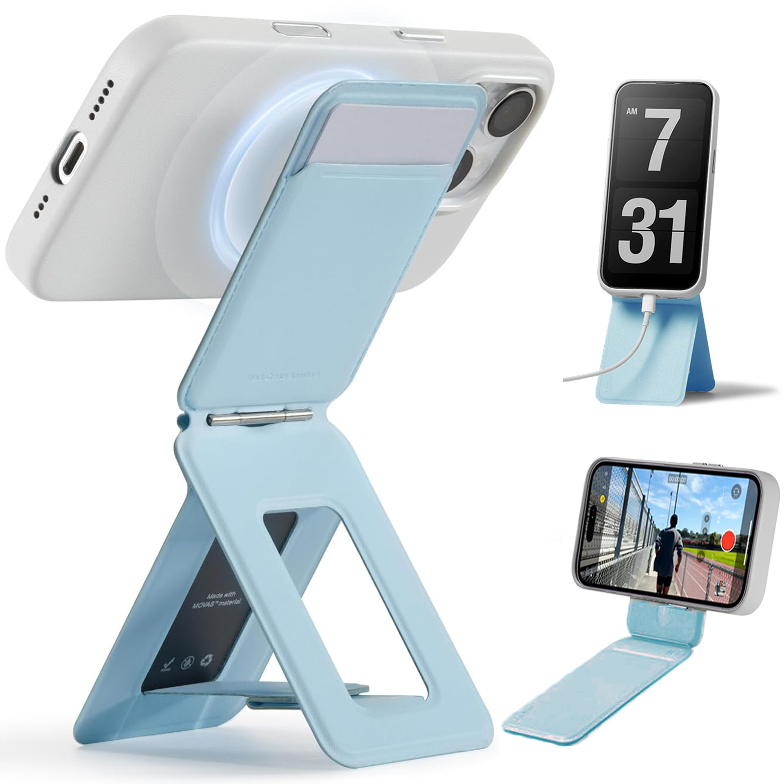 MOFT 8-in-1多機能スタンド スマホスタンド カードケース 三脚 撮影用 トライポッド MagSafe対応 MOVAS〓 自撮りウェブ会議 ドラマ鑑賞 レビュー投稿 100日保証 |  | 08