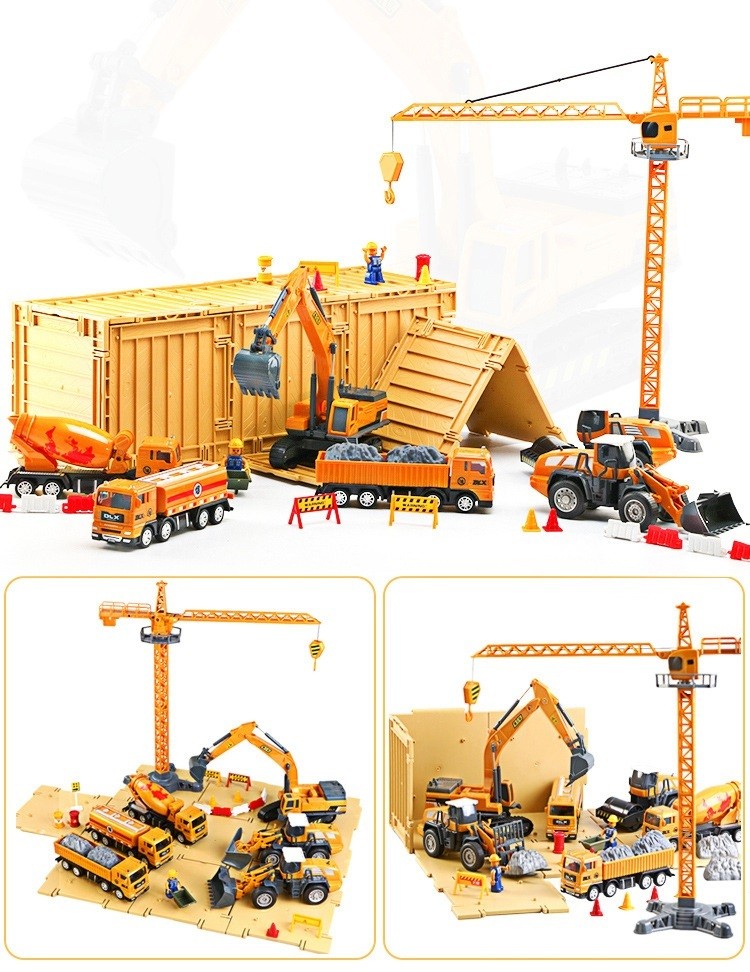 建設車両 7種類セット はたらく車 工事カー 作業車両 おもちゃ ミキサー車 工事現場 収納箱入り 模型 モデルカー 赤ちゃん 幼児 子ども 男の子に プレゼント Ls0678 Modanic 通販 Yahoo ショッピング