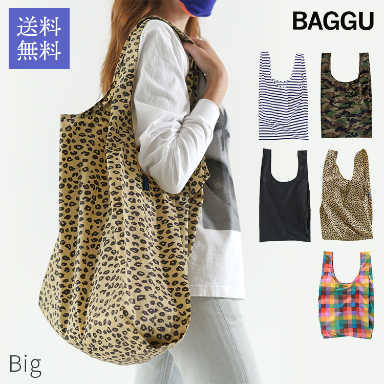 新着 トリッピーチェッカー バグー BAGGU baguu big エコバッグ ビッグ 