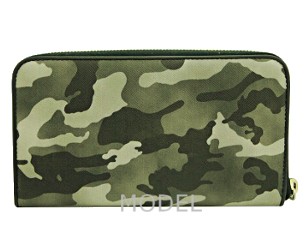 プラダ 財布 メンズ 長財布 ラウンドファスナー 迷彩/カモフラージュ 1M0506 アウトレット 商品コード PRADA,