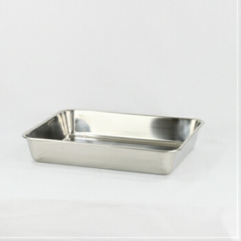 18ー8角バット クローバー 8枚取り ステンレス製バット 厨房用品