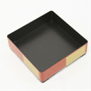 重箱 5寸 市松 朱 1段蓋付 おせち お正月 お祝い 弁当箱 持ち帰り 容器