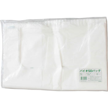 レジ袋 バイオ SDバッグ 乳白1%タイプ No.9-W 50枚入×10袋 1ケース ビニール袋 ポリ袋 リュウグウ 手提げ袋 包装 業務用 テイクアウト 持ち帰り 無地 | リュウグウ