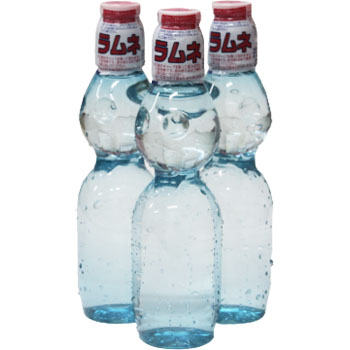 ペットラムネ 胴ラベルなし 250ml ビー玉入り ラムネ 飲料