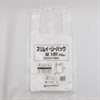 福袋安いいね半額ストア レジ袋 福助工業 スリムイージー 1ケース 4000枚入 半透明 M 日用品