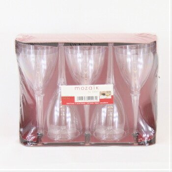 クリアワイングラス 10個入り 使い捨て パーティー イベント 割れない