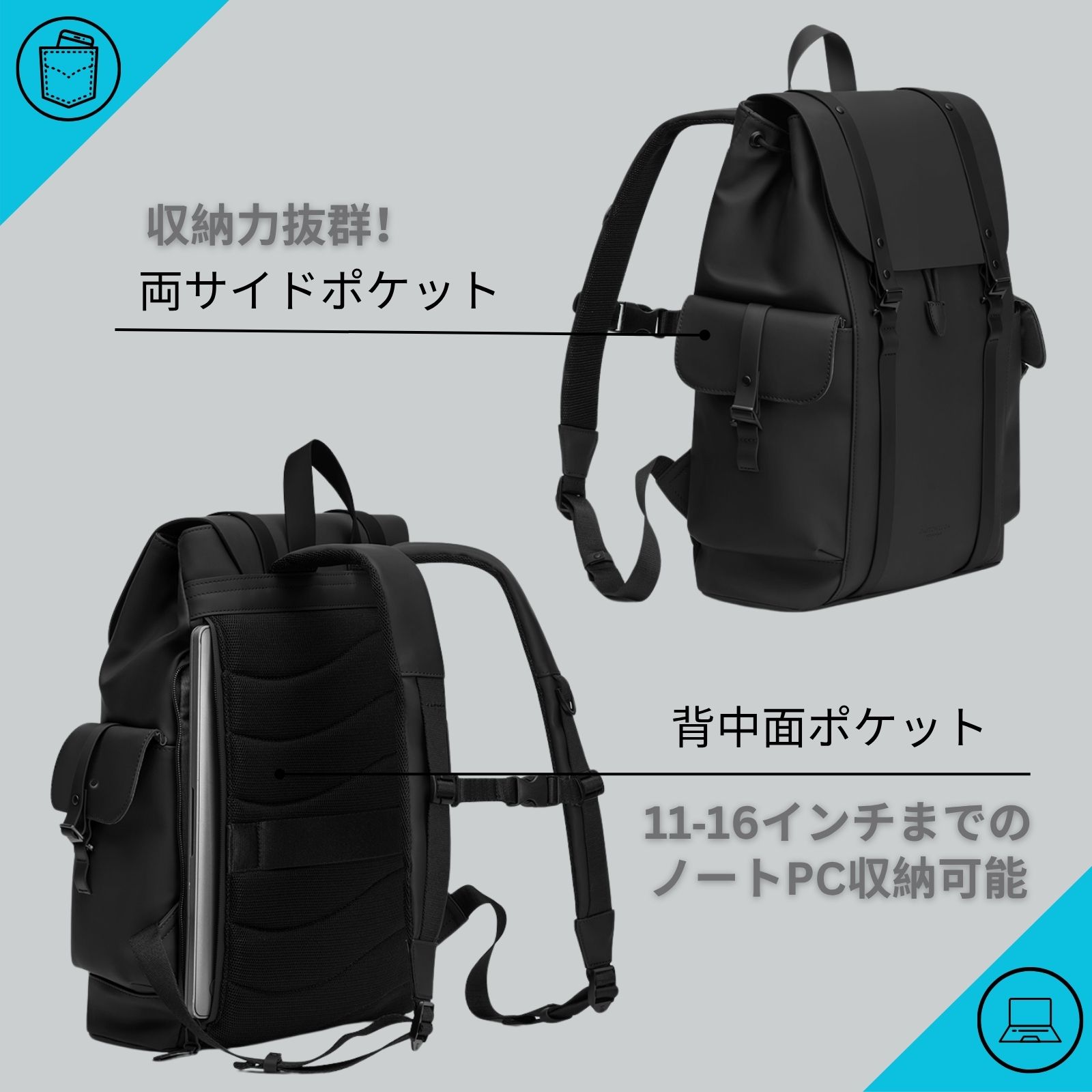 GASTON LUGA（ガストンルーガ） リュック 防水 Splash Utility