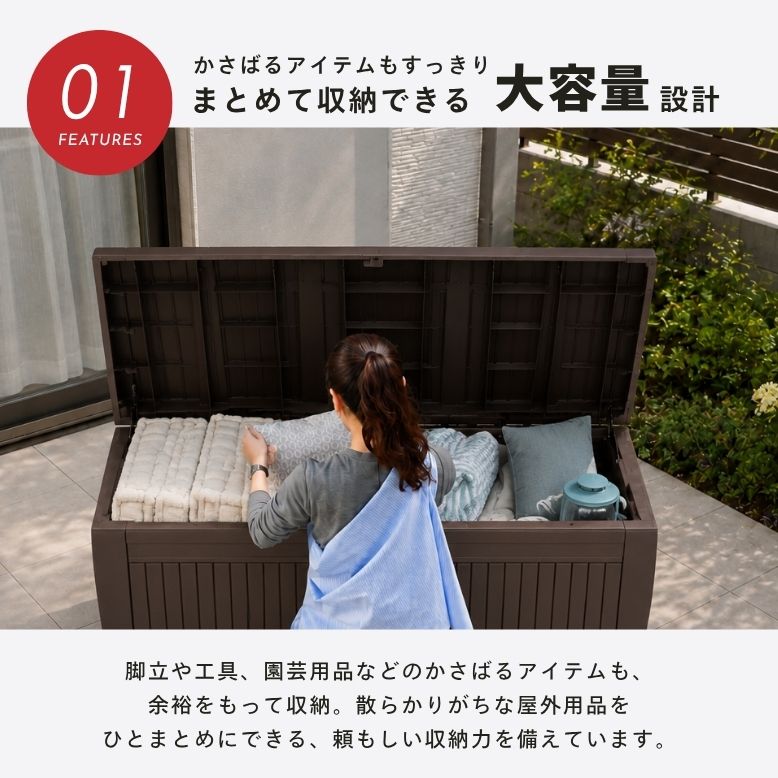 keter コンフィ ガーデンボックス ｜ 物置 屋外 収納 屋外収納庫 収納