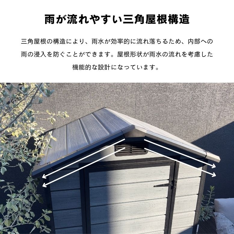 物置 大型物置 屋外 収納庫 小屋 収納 おし...の詳細画像4