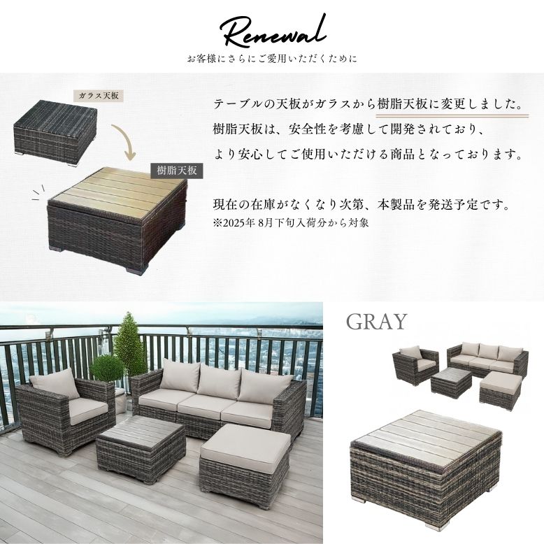 ラタン調ソファA　軽量　※セット購入お願いいたします 楽天市場】ガーデンソファー セット 高級 テラス ソファ ラタン
