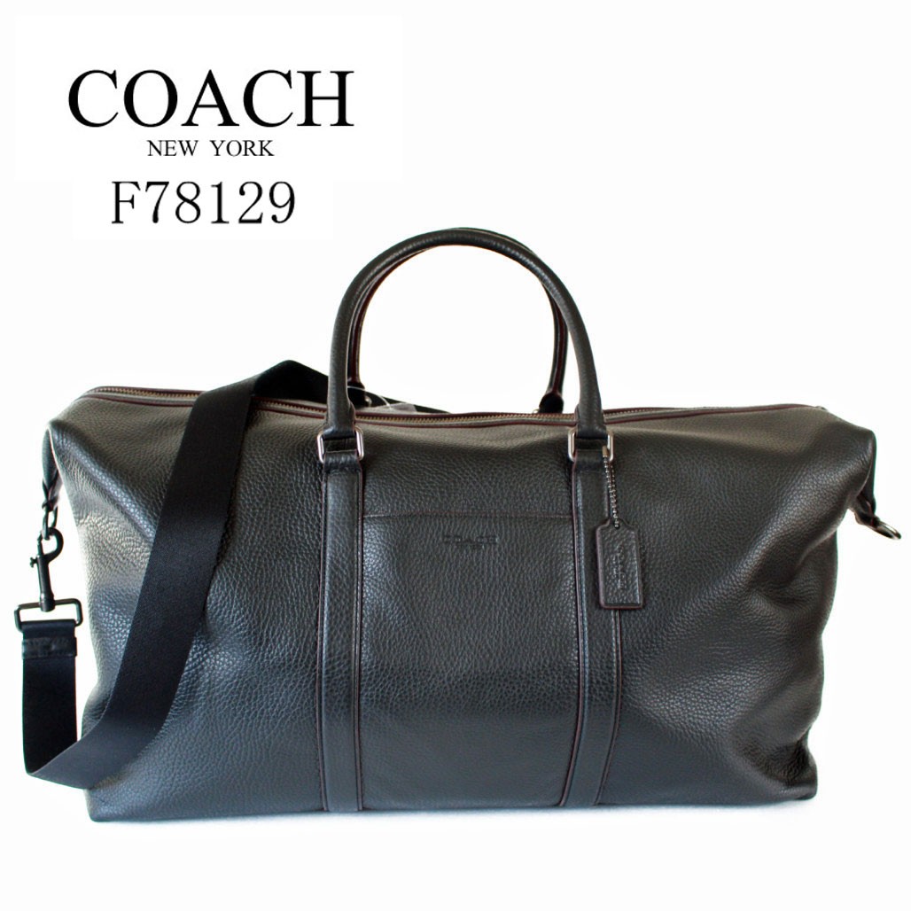 COACH コーチメンズバッグ 2WAY レザーボストンバッグ 新入荷