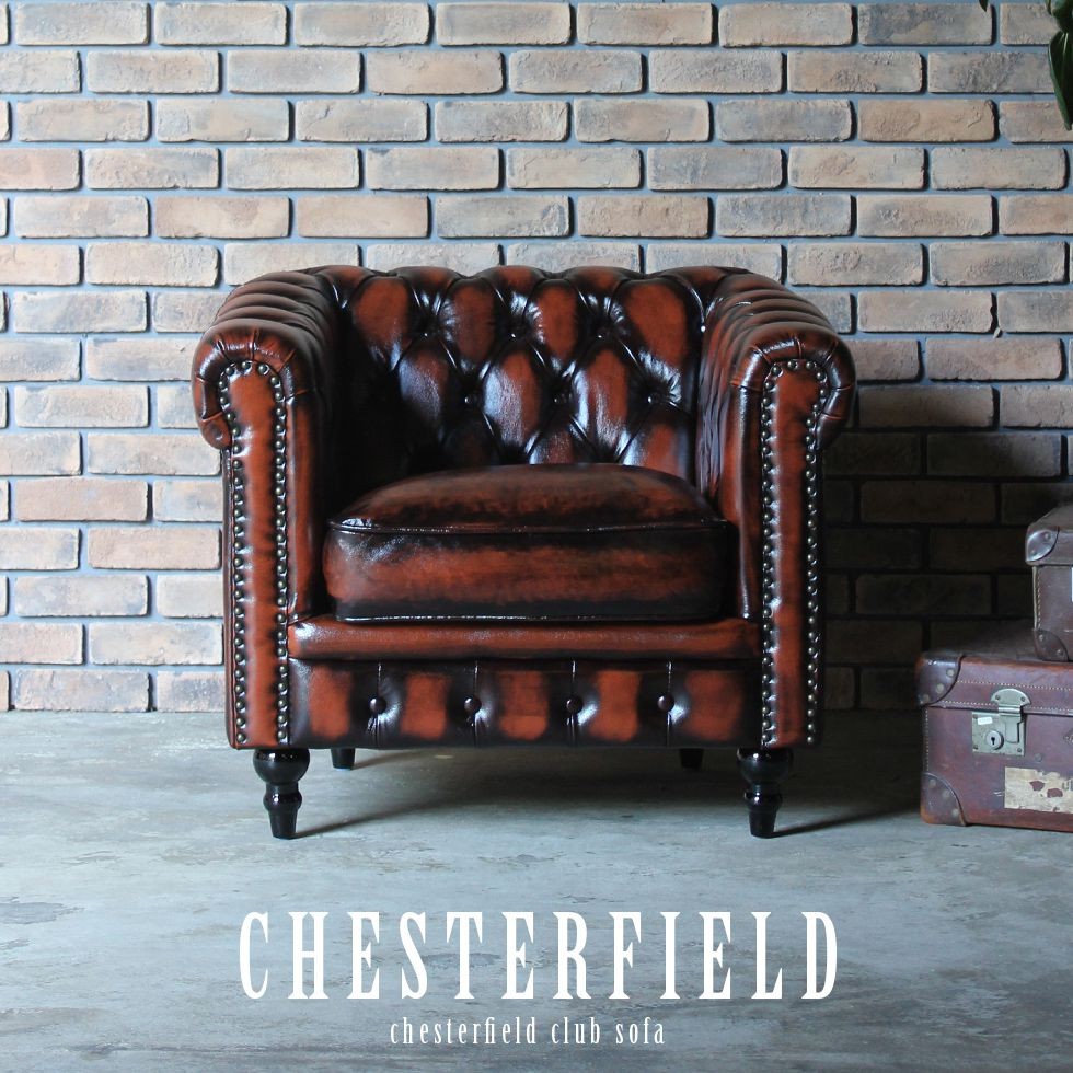 チェスターフィールド ソファ 鋲打ち 英国風 1p アンティーク コンパクト pvc ベルベット ファブリック 布　ヴィンセント 1人掛け vc1 リプロ C 83*78*69 |  | 39