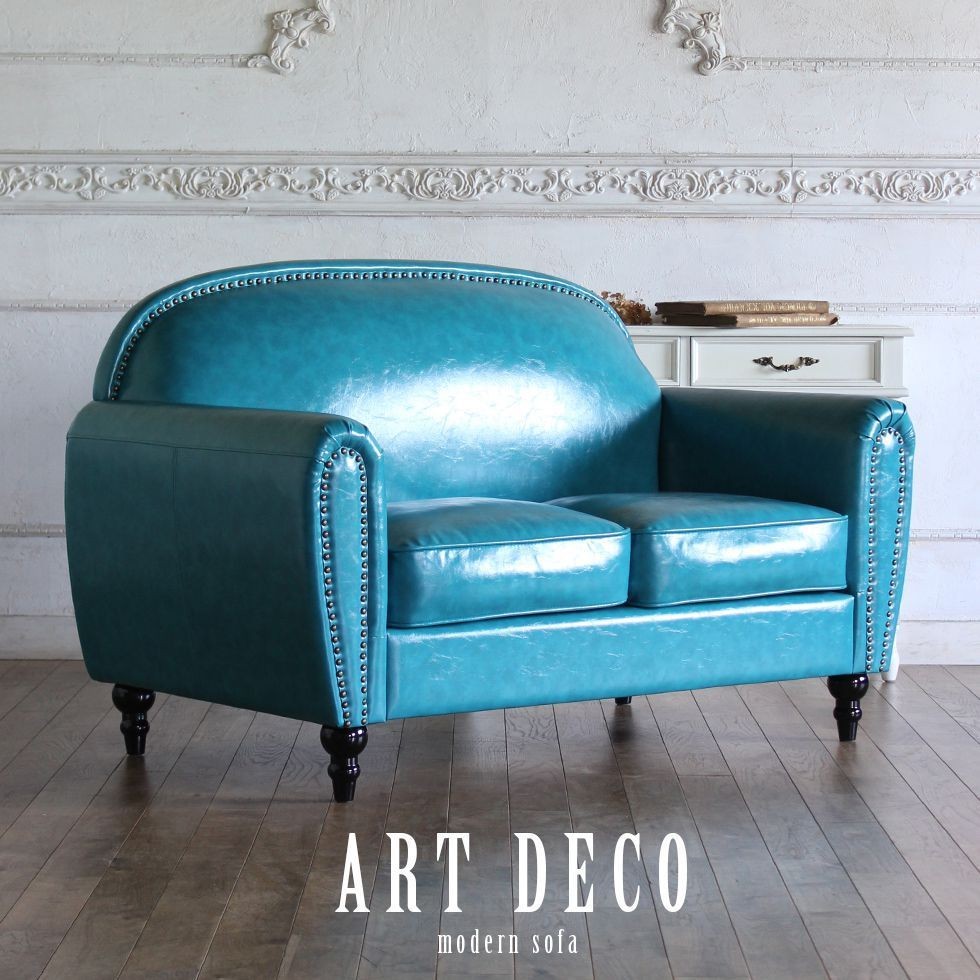 ビンテージ ソファ 2人掛け アンティーク アールデコ レトロ イギリス