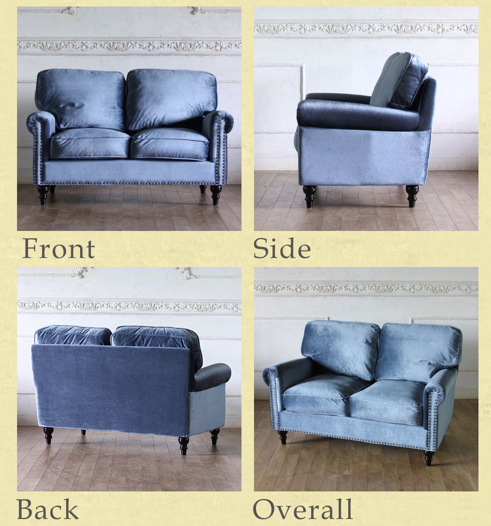 ヴィンテージ ソファ 2人掛け アンティーク コンパクト イギリス