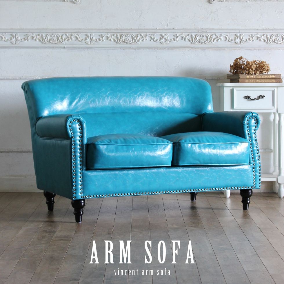 ヴィンテージ ソファ 2人掛け アンティーク コンパクト イギリス