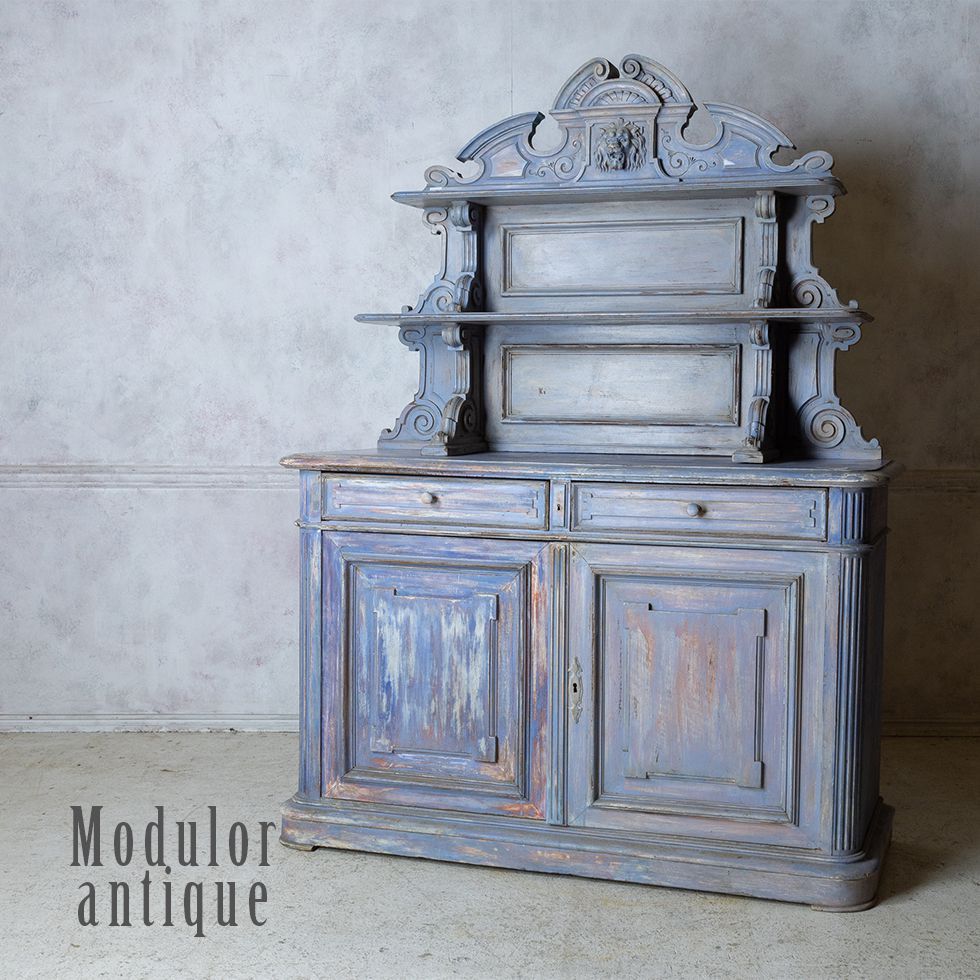 北欧　アンティーク　フランス製　キャビネット　カップボード　食器棚　飾り棚 アンティーク家具 食器棚 カップボード キャビネット イギリス