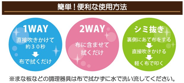 簡単便利な使用方法