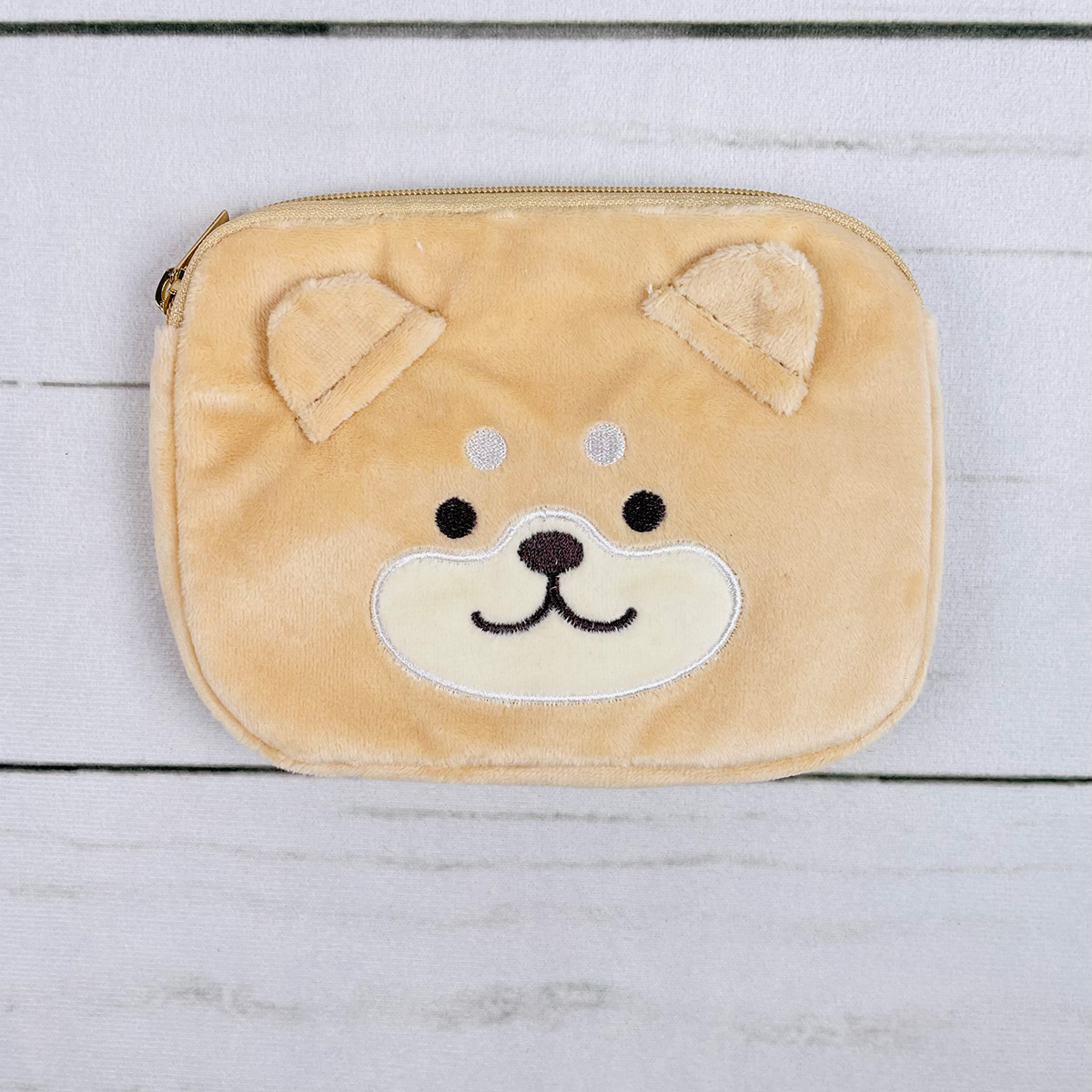 ツイン ティッシュケース付きアニマルポーチ 柴犬 WG199A : モフタス