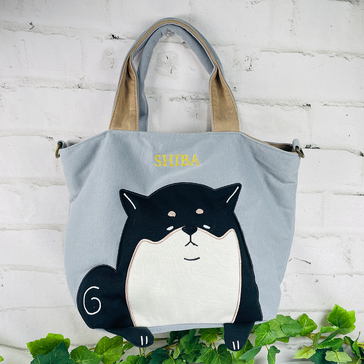 オーダーメイド柴さんページ 楽天市場】A4トートバッグ キャラクター お散歩 マチ付 柴田さん 39