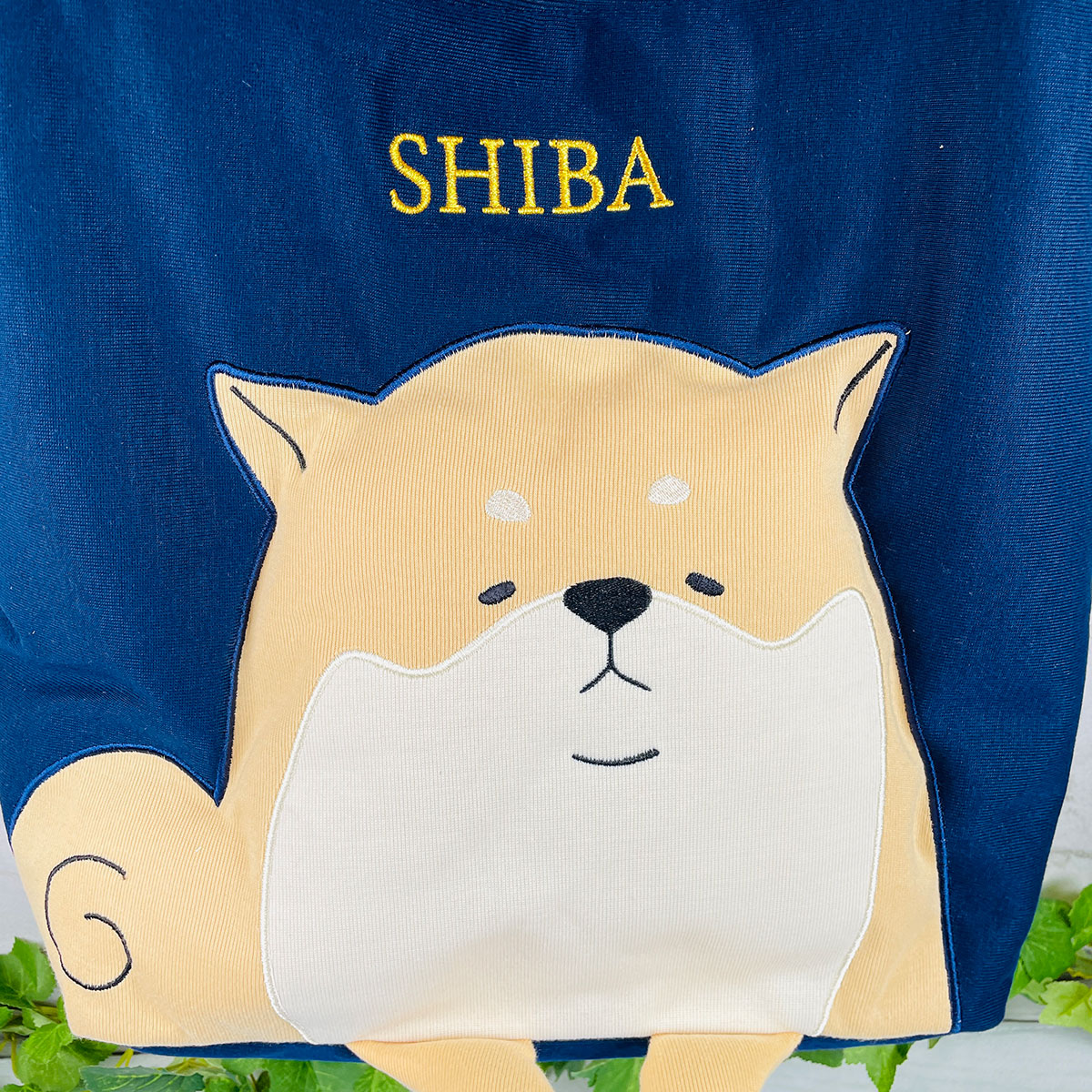 ターンオーバー モメンタム 柴犬 ハンドトートバッグ（赤柴/黒柴