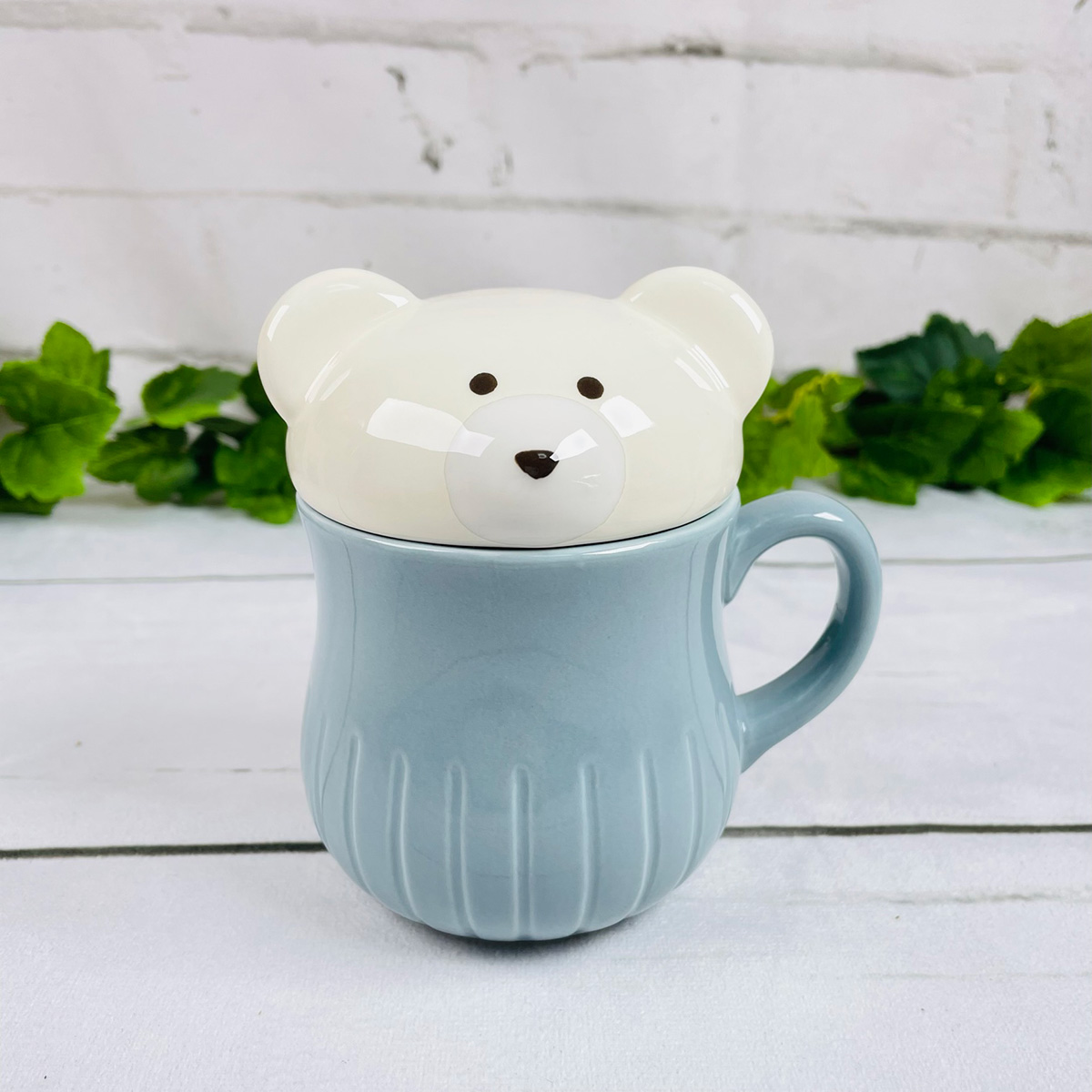 Q-LiA（クーリア） ほっこりモコモカ ふた付きマグ : モフタス・ストア