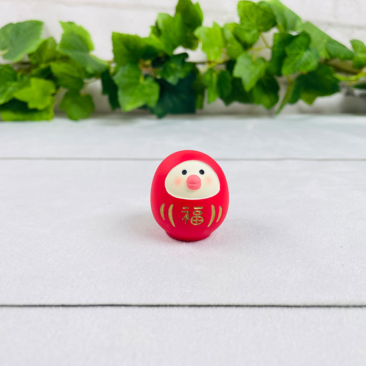 デコレ コンコンブル（concombre） 文鳥だるま（紅/白） | DECOLE | 01