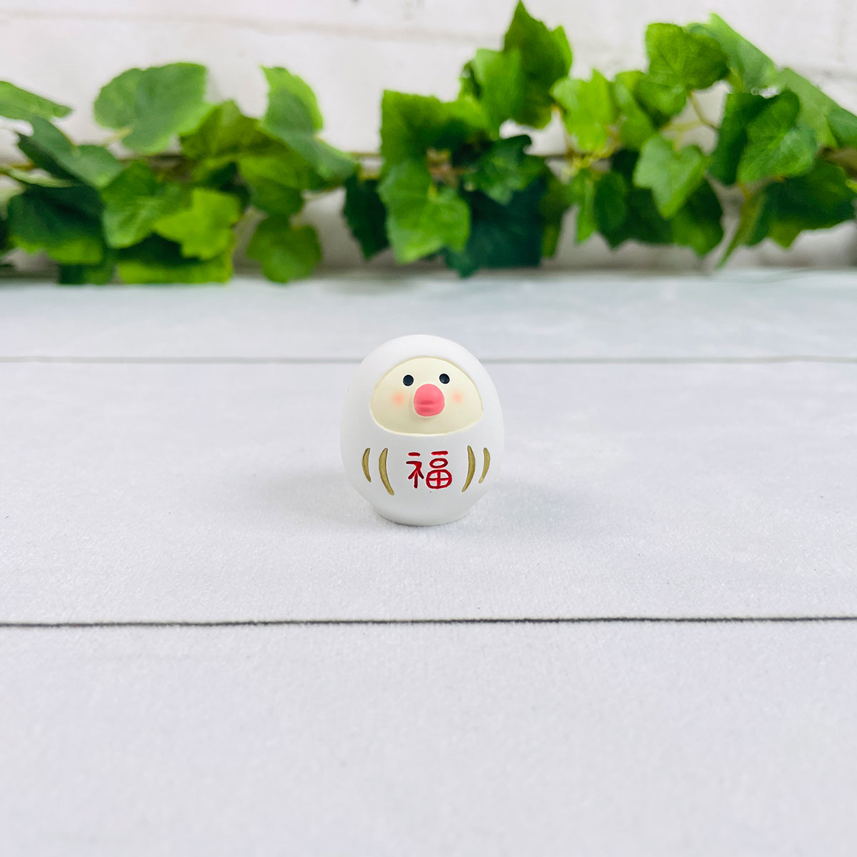 デコレ コンコンブル（concombre） 文鳥だるま（紅/白） | DECOLE | 02