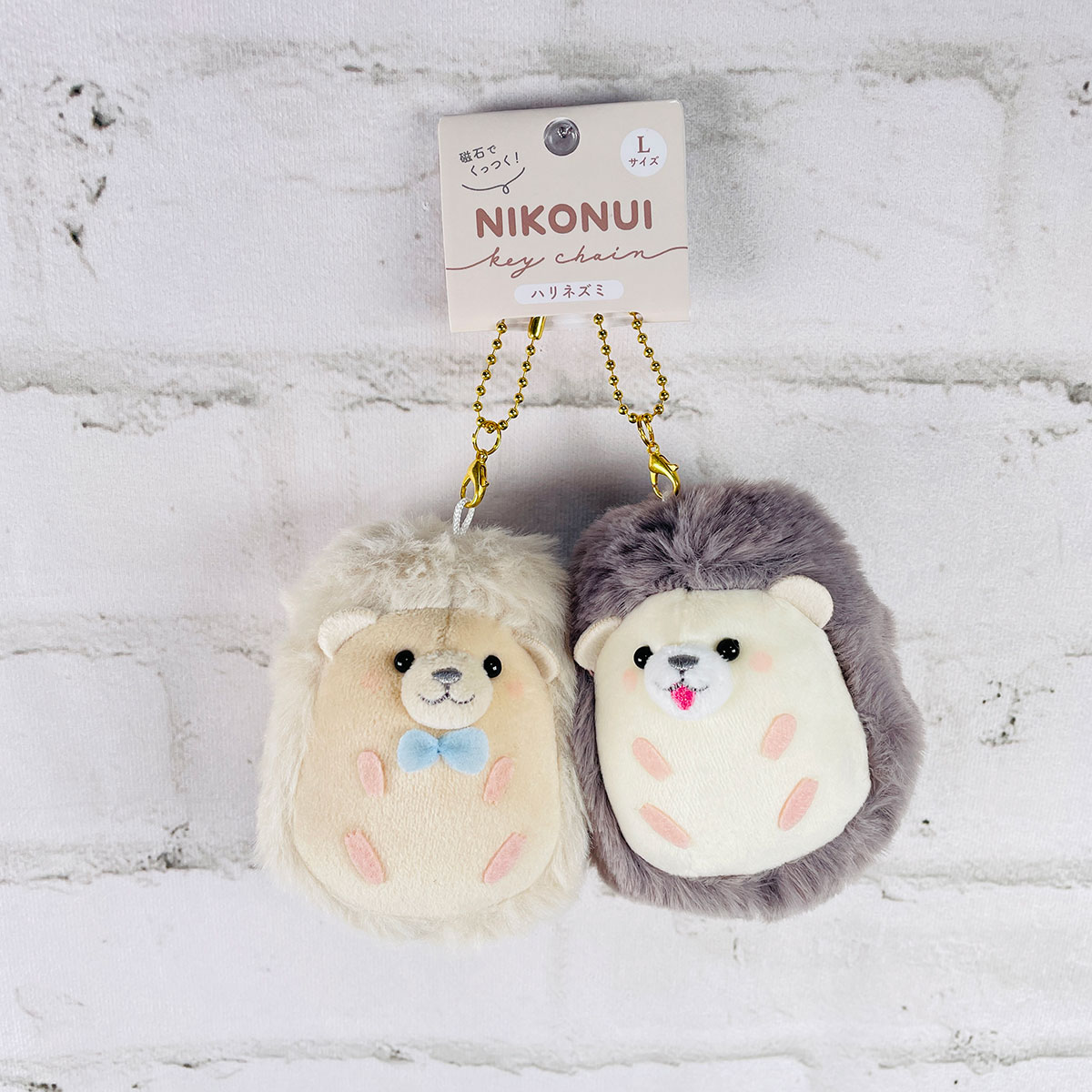 CRUX（クラックス） BIGニコぬい ペアキーホルダー ハリネズミ 118055