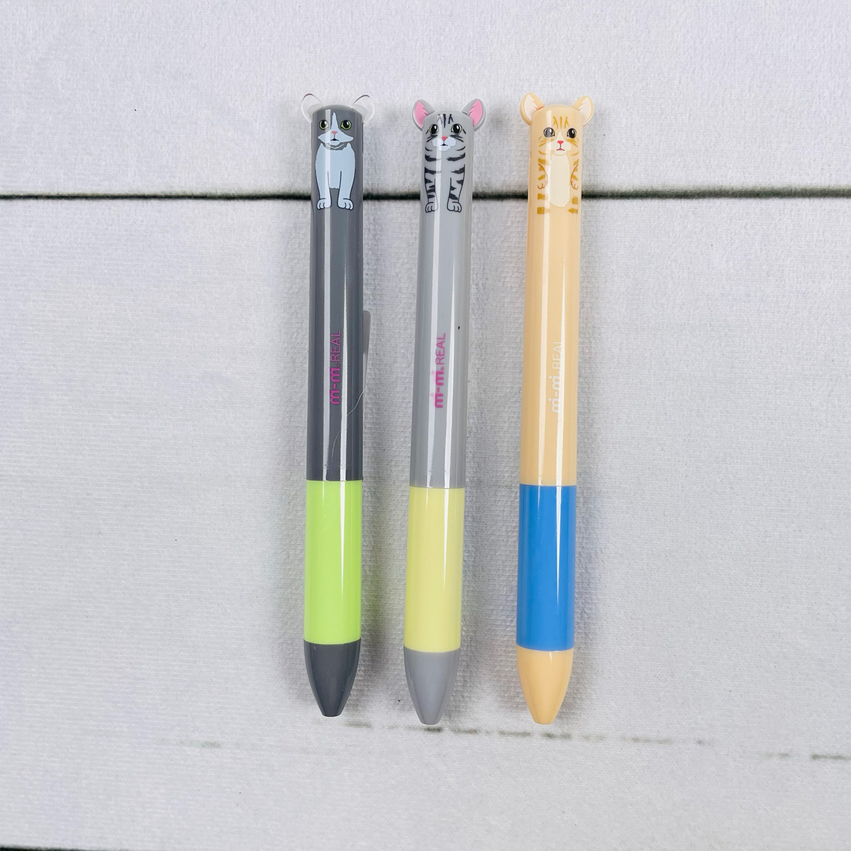 にゃんこファーストフードボールペン サンスター文具 mofusand プレート付きボールペン 0.5mm きつねにゃん