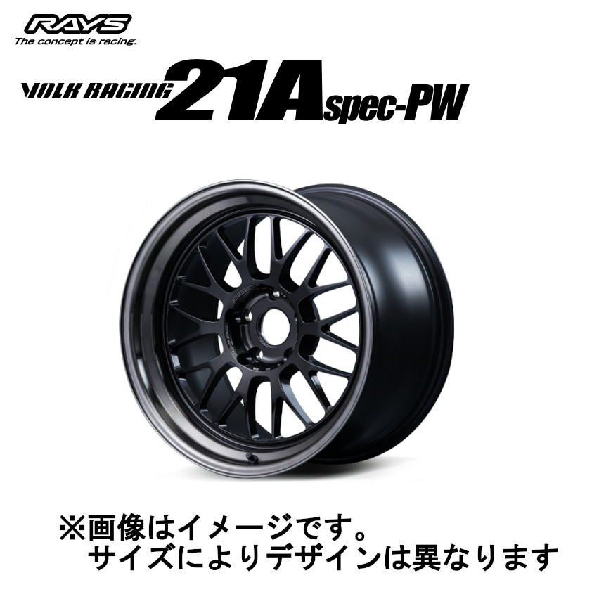 レイズ RAYS ボルクレーシング 21A SPEC-PW (4本セット) 5/100 18x11.0J -30 プレスドダブルブラック (PW) 03828119096PW