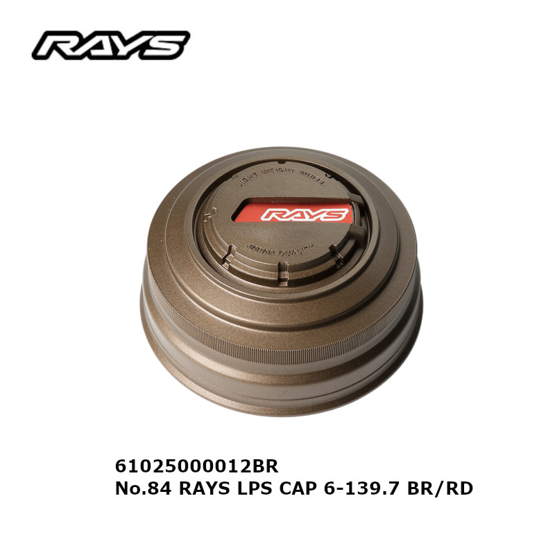 RAYS レイズ ブロンズ/レッド センターキャップ No.84 RAYS LPS CAP BR