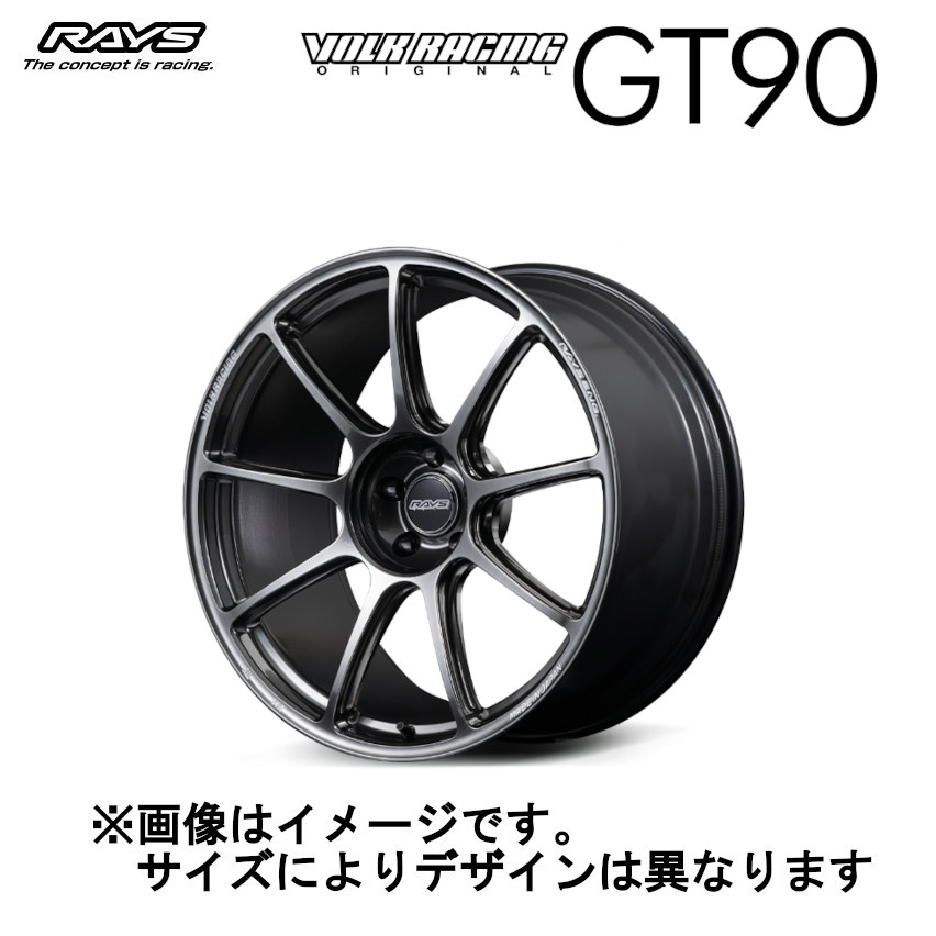 RAYS レイズ ボルクレーシング GT90 5/114.3 21x9.0J +41 シャイニング