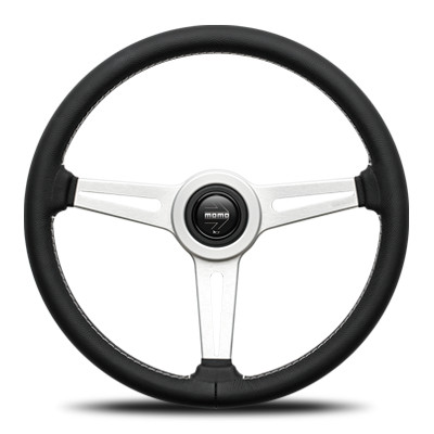 MOMO ステアリング 3スポーク ブラック/シルバー ステアリング新商品】 | MOMO JAPAN INFORMATION