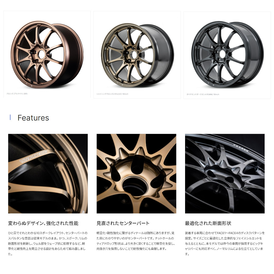 レイズ TE37 SAGA サーガ SL 18インチ 8.5j 2本 RAYS レイズ ボルクレーシング TE37 LARGE P.C.D. PROGRESSIVE