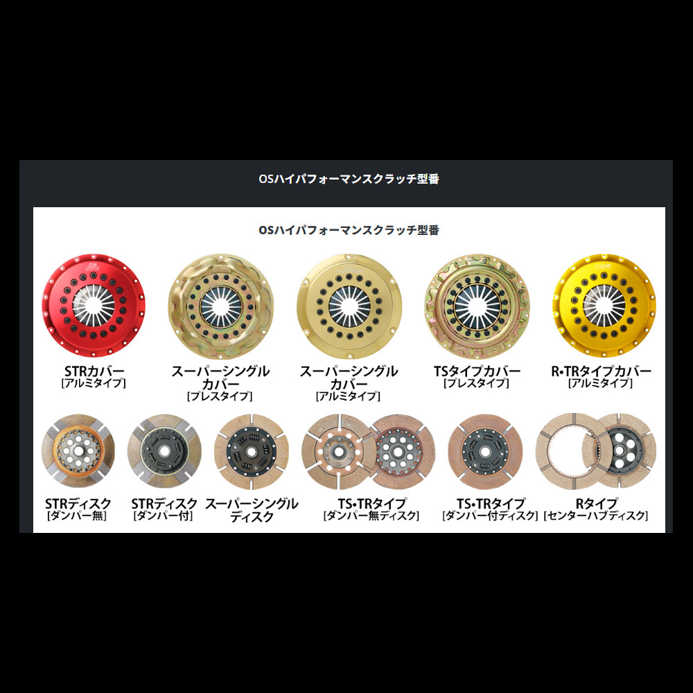 OS技研 スーパーシングルクラッチ クラッチ  インプレッサ GC8の画像
