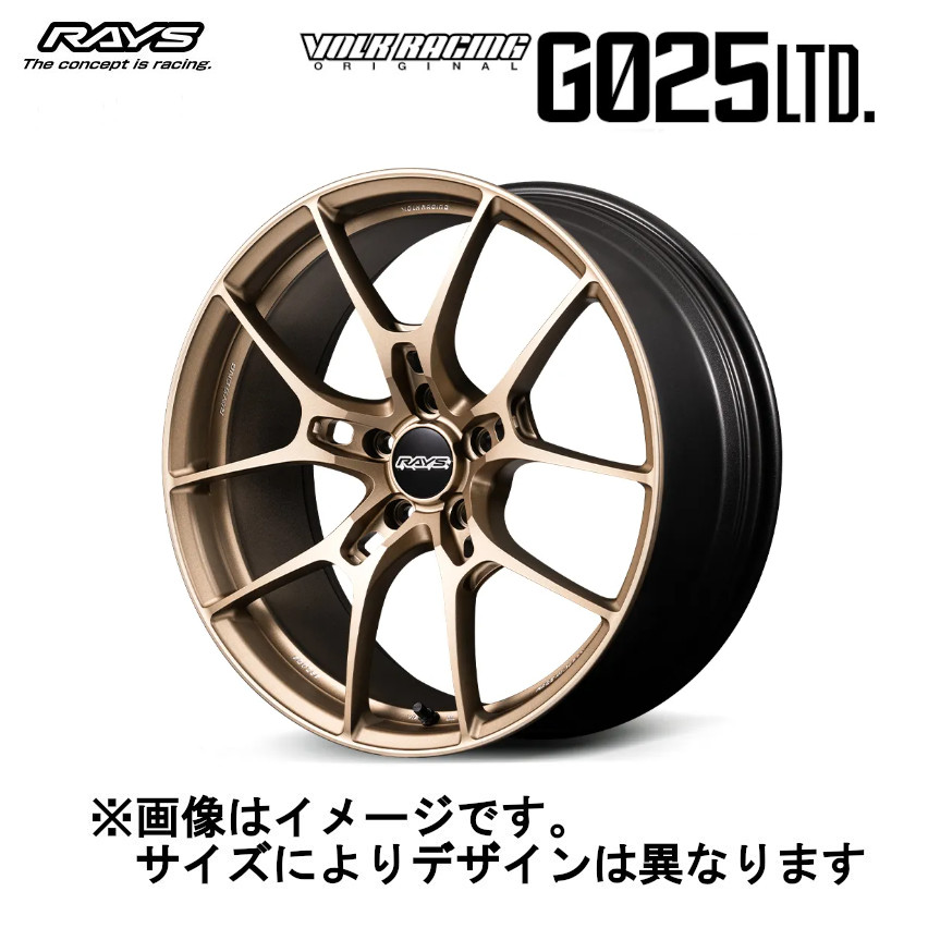 RAYS レイズ ボルクレーシング G025 LTD. 5/114.3 18x9.0J +33 マット